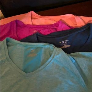 Set of 4 tek Gear workout tops